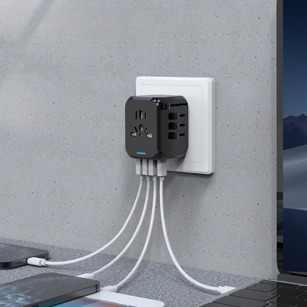 Norvo | Ultimate Travel Power Hub: All-in-One Universal Adapter