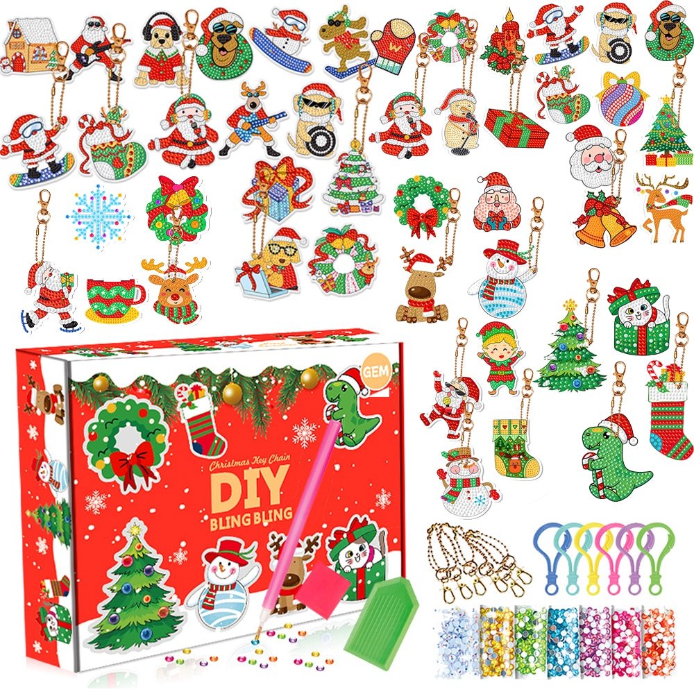 Norvo | 5D Jul DIY Diamantmalingssett