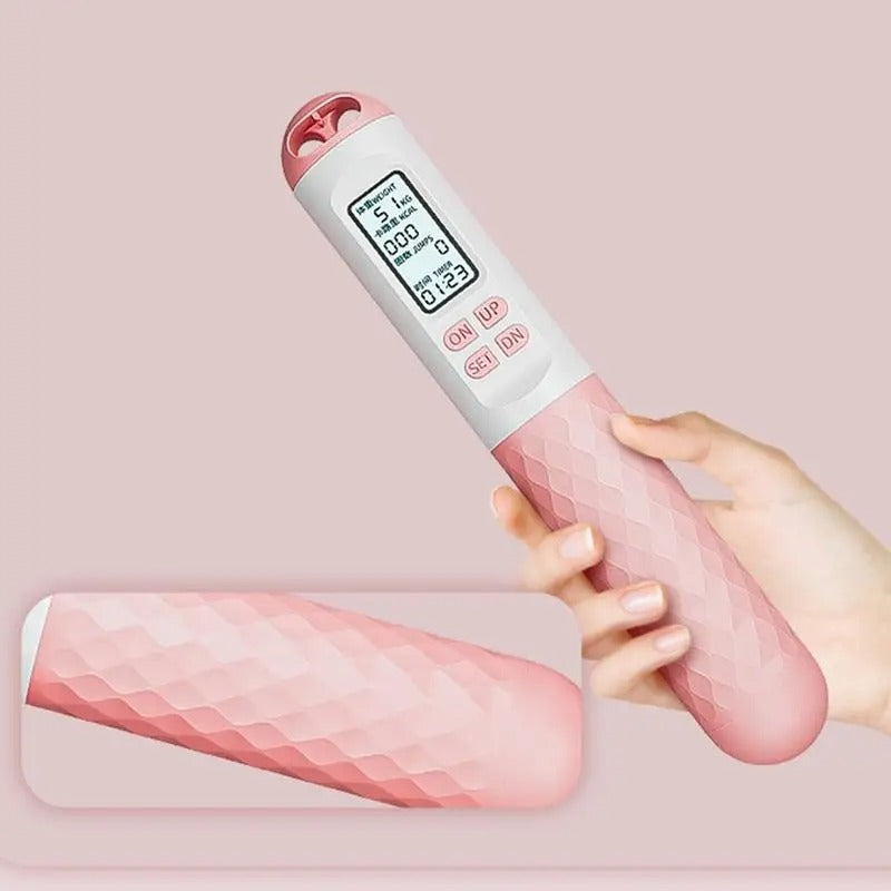 Norvo | Vektet trådløs hoppetau med teller | Ergonomisk, sammenflettingsfritt design for hjemme trening og kondisjonstrening