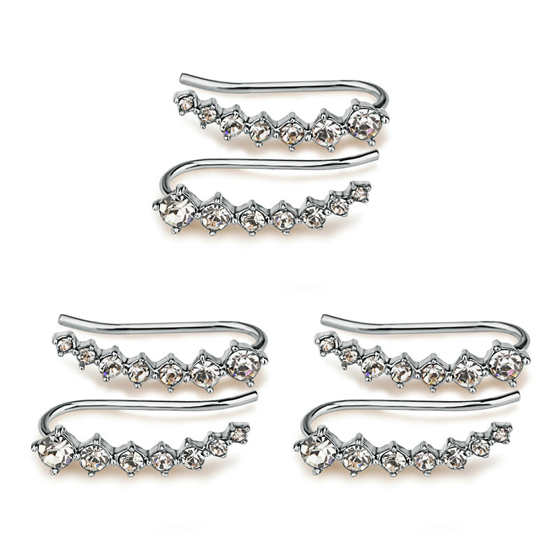 Norvo | Seven Star Diamond Stud Earrings