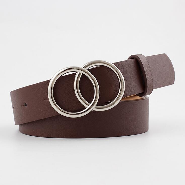 Beltona - Damen-Ledergürtel mit O-Ring-Schnalle - FashionWOLF