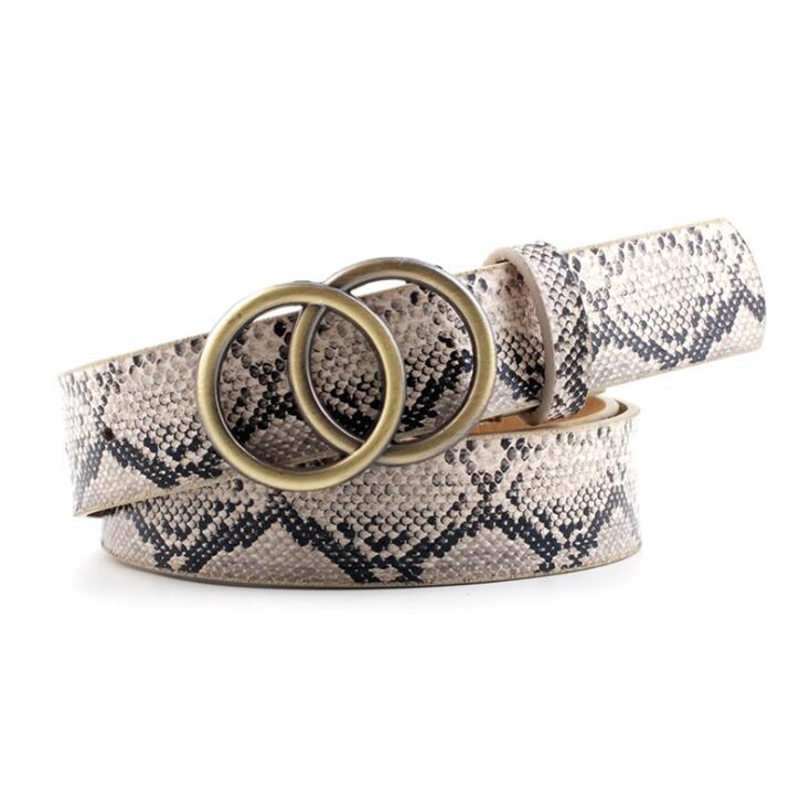 Beltona - Damen-Ledergürtel mit O-Ring-Schnalle - FashionWOLF