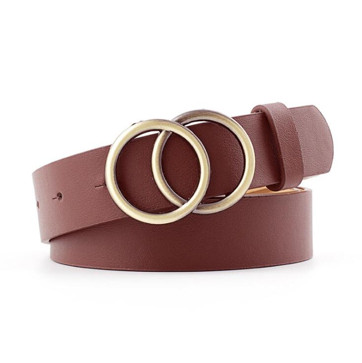 Beltona - Damen-Ledergürtel mit O-Ring-Schnalle - FashionWOLF