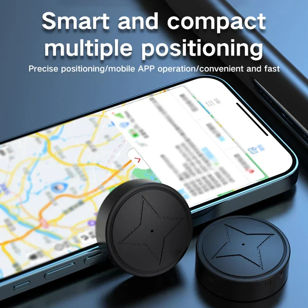 Norvo | Mini Trådløs GPS Tracker med Magnetisk Montering