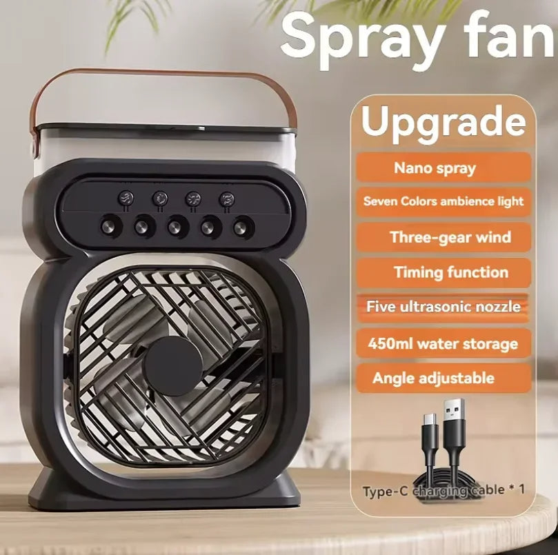 Norvo | 3 i 1 bærbar klimaanlegg med nattlys og luftfukter