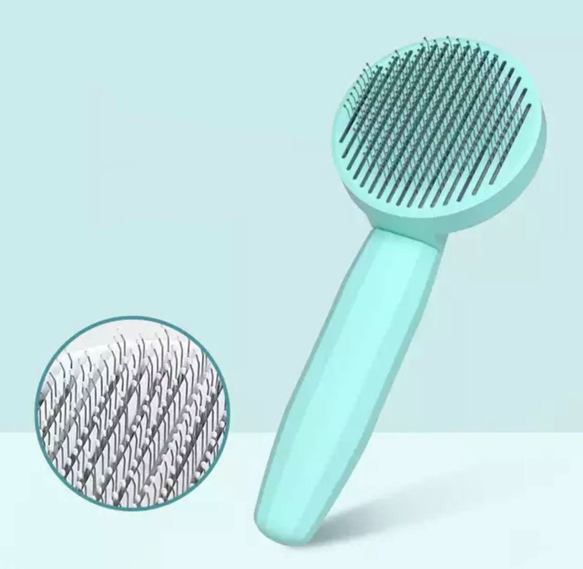 Norvo | SELFCLEAN BØRSTE – Selvrensende kattbørste for mindre hårtap & ren pels