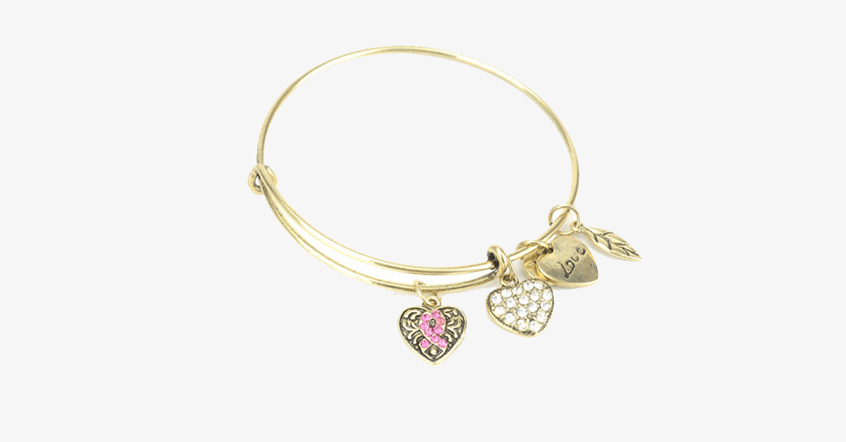 Norvo | Rosa Sløyfe Charm Armbånd