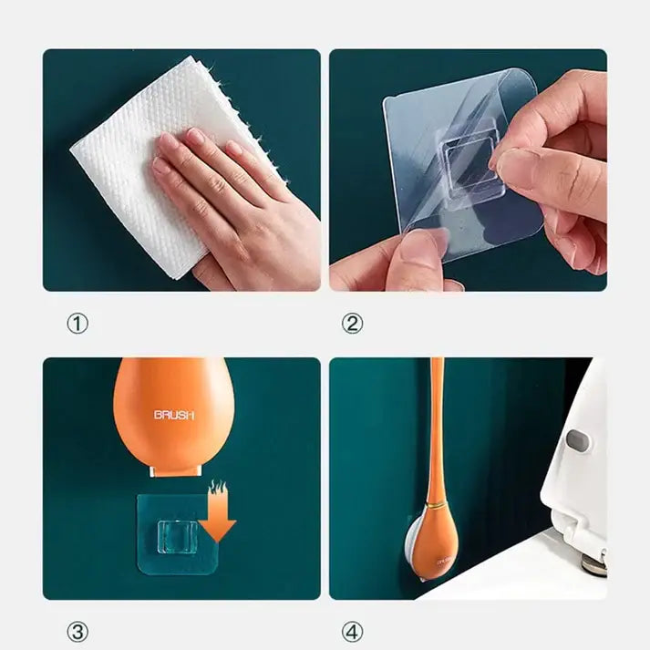 Norvo | Elegant og hygienisk toalettbørste laget av silikon - SmartBrush
