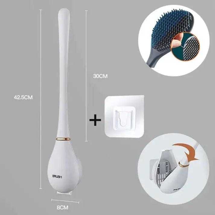 Norvo | Elegant og hygienisk toalettbørste laget av silikon - SmartBrush