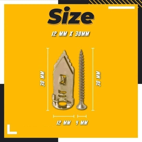 Norvo | WallViper Gipsplateranker og Skruer Sett