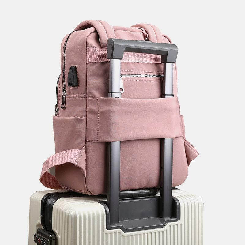 Norvo | Vanntett Multifunksjons Ryggsekk – Holdbar Reise-, Arbeids- & Skoleveske med USB-ladeport