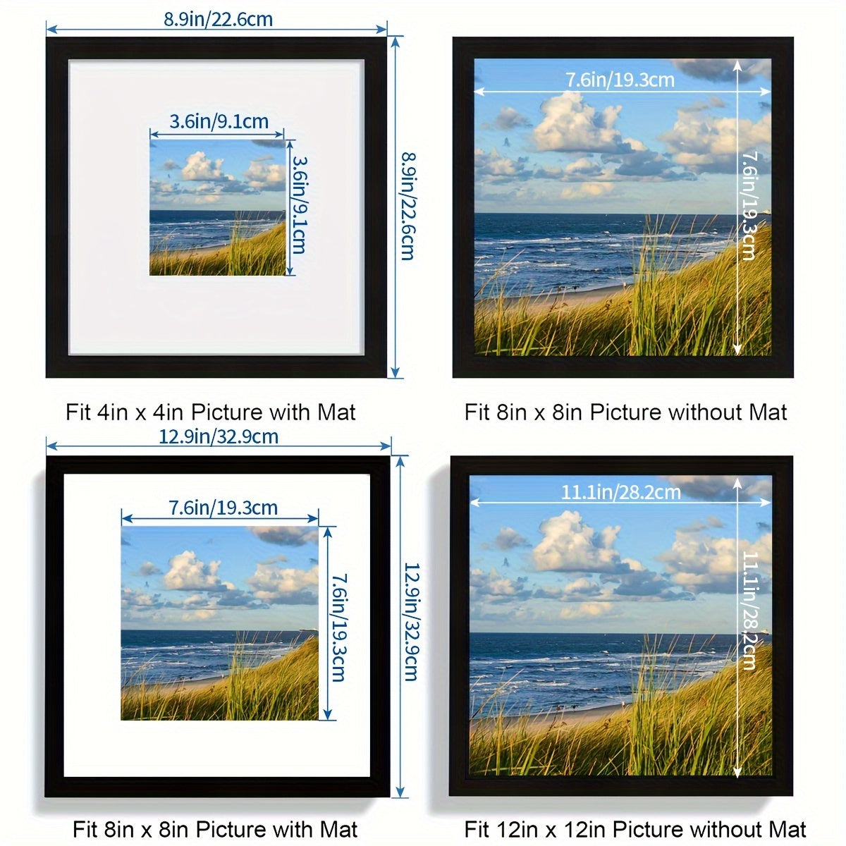FotoFrame – Stilige Tre Rammer Sett
