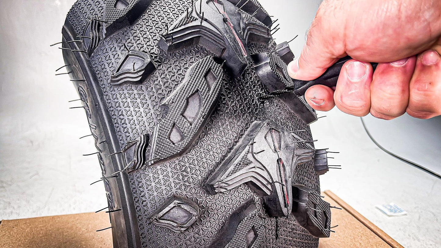 Norvo | Tubeless Dekkplugg Reparasjonssett for Bil, Motorsykkel, ATV, Jeep, Lastebil, & Traktor