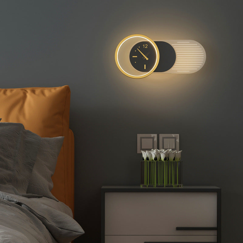 Norvo | Nordisk Minimalistisk Stille Klokke Vegglampe