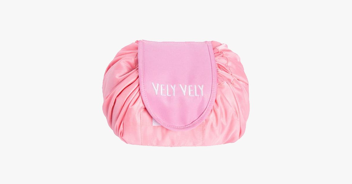 Norvo | Magisk Kosmetikkpose - Polyesterpung - med Snoråpning - Perfekt for Å Organisere Dine Kosmetikkprodukter!