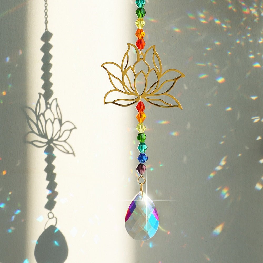 Norvo | Chakra Krystall Lotus Sol Samler