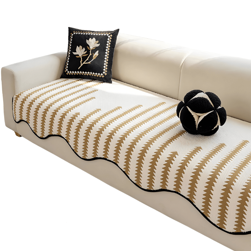 Norvo | CHEVRONLUXE – Moderne Chenille Sofa Deksel med Stilfull Beskyttelse