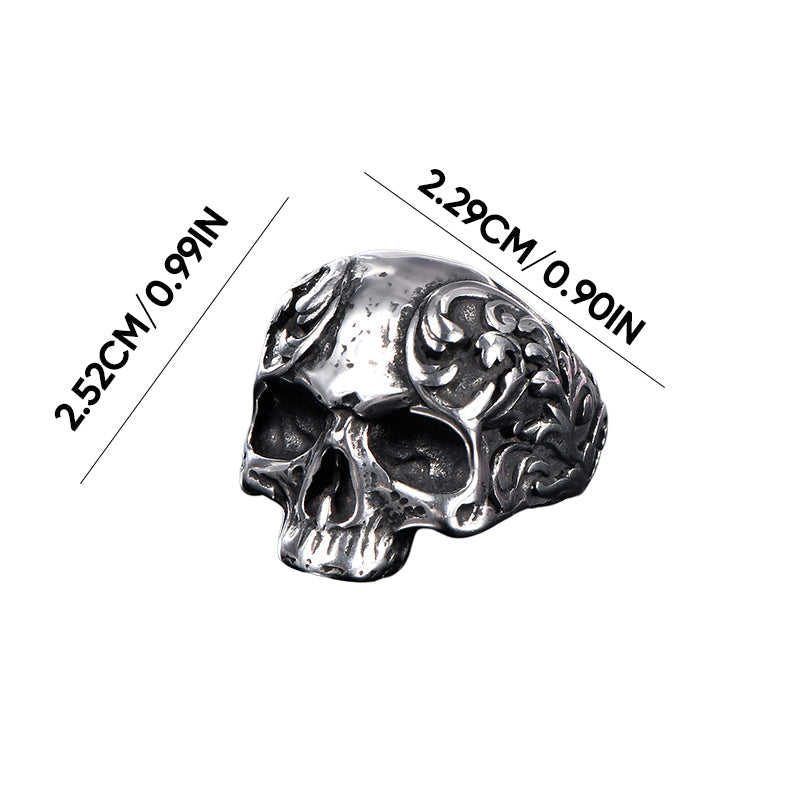 Norvo | Punk Stil Titan Hodeskalle Ring