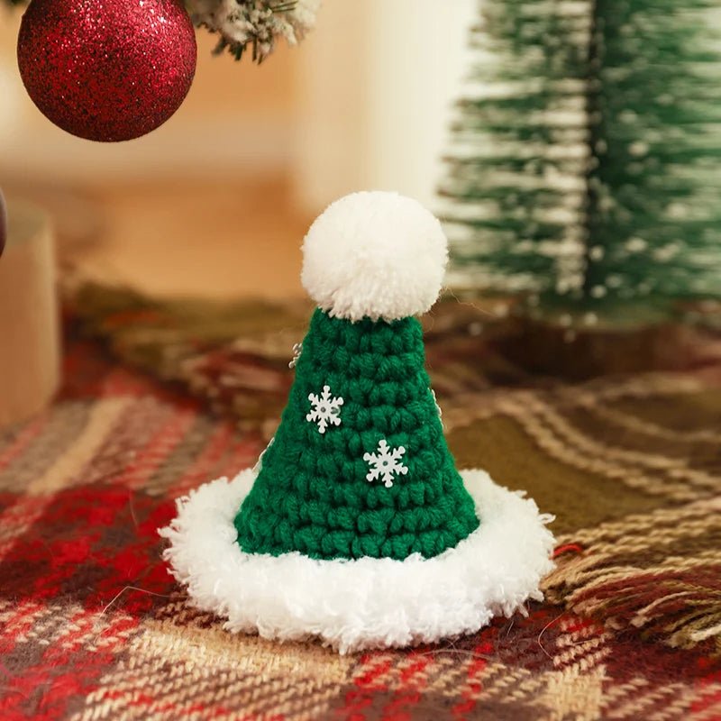 Norvo | Julekjæledyrskjerf & Hatt - Nydelig Rødt Skjerf for Kattunger & Valper, Perfekt Julegave & Festlig Tilbehør