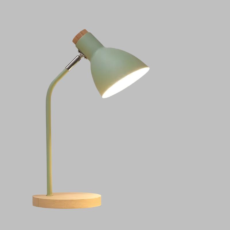 Norvo | Tre skrivebordslampe – Kreativ skandinavisk skrivebordslampe laget av tre og metall