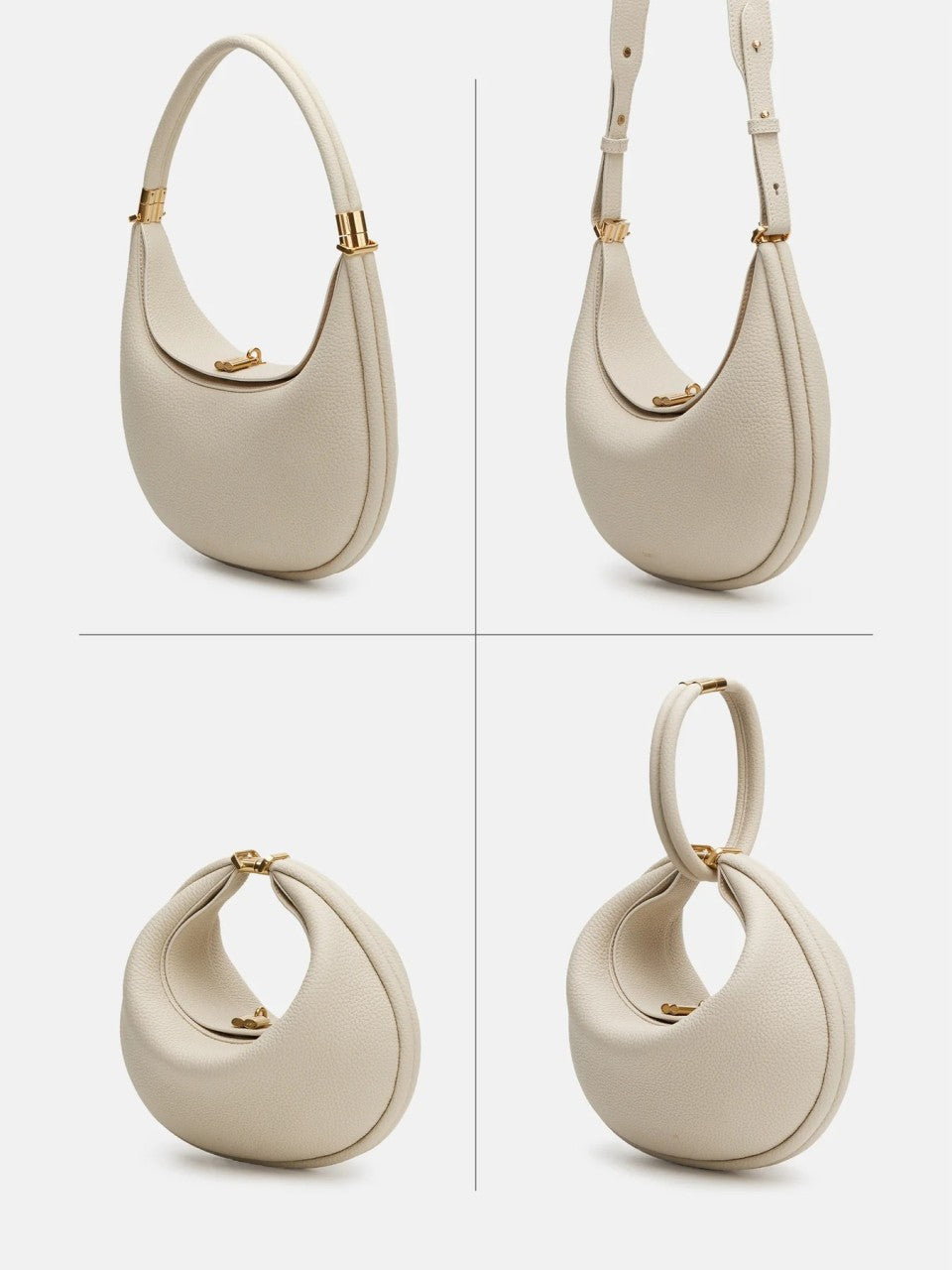 Norvo | Thonia – Chic Minimalist Halvmåne Skulderveske Elegant Moderne Crossbody Veske for Kvinner