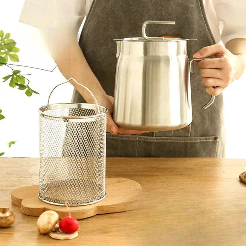 Norvo | Kompakt Rund Frituregryte - SnackMaster Pro