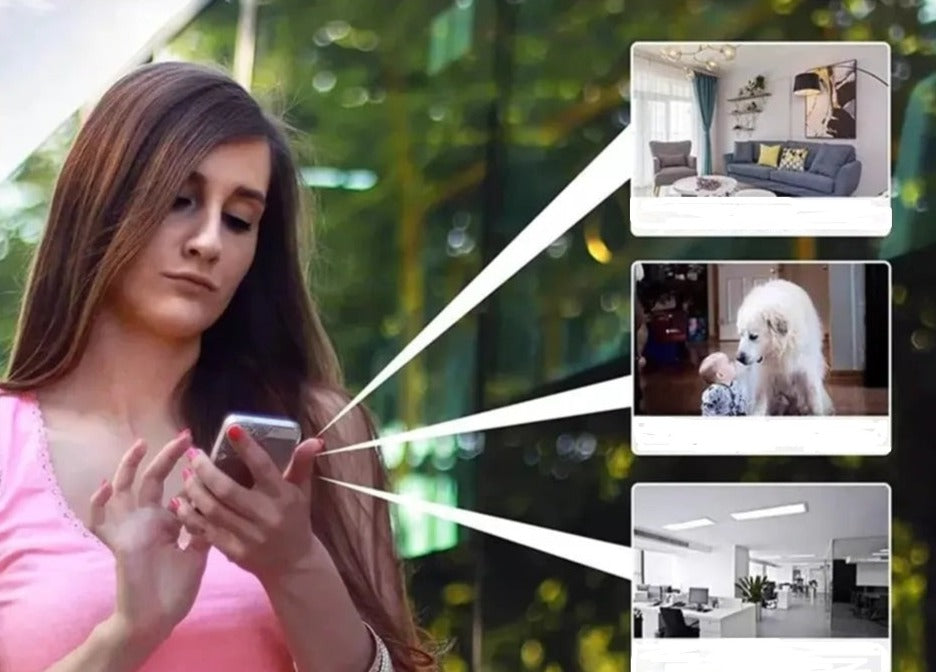 Norvo | Kompakt WiFi Overvåkningskamera - SafeWatch Mini