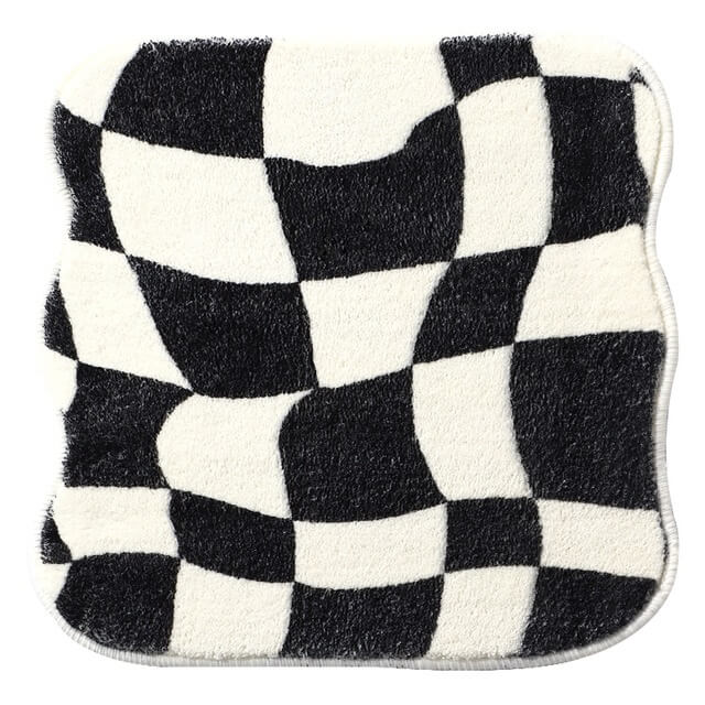 Norvo | Curvy Checker Mini Tuftet Teppe