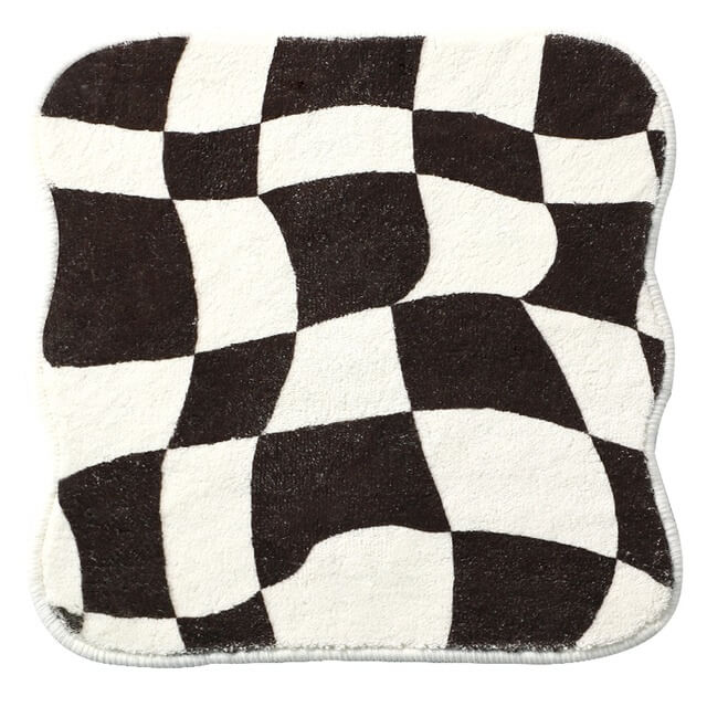 Norvo | Curvy Checker Mini Tuftet Teppe