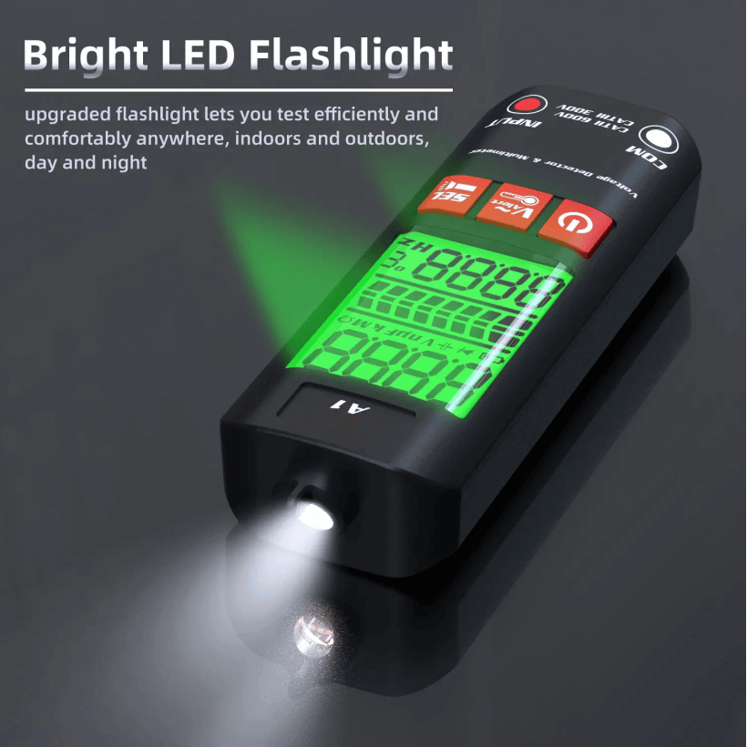 Norvo | A1 Fullautomatisk Anti-Brenne Intelligent Digitalt Multimeter