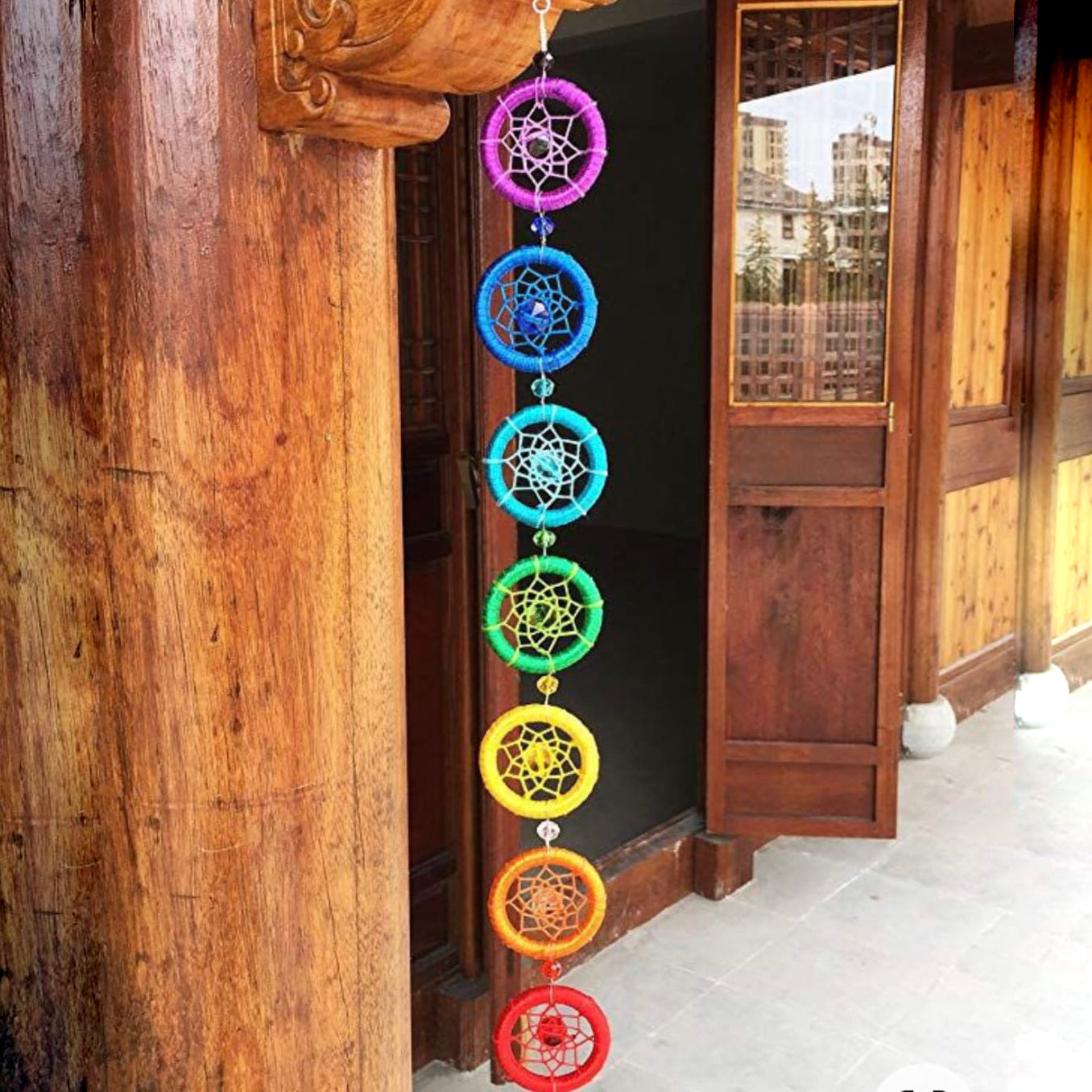 Norvo | Chakra Dreamcatcher Rainbow Yoga Wall Decoration