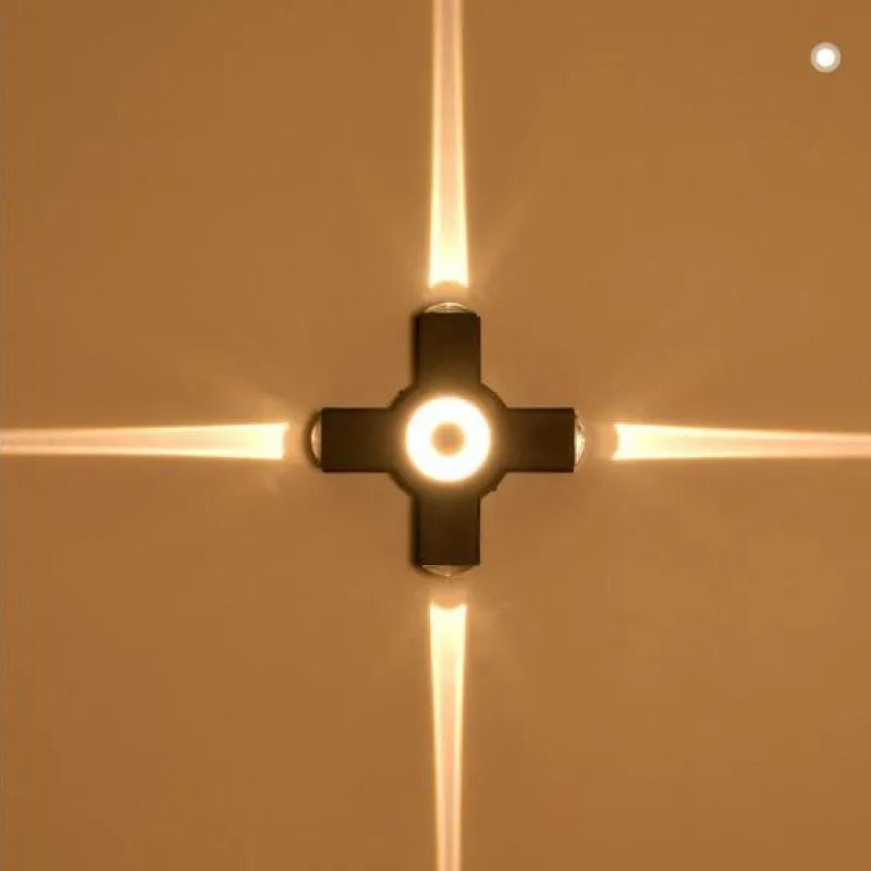 Norvo | Vegglampe Moderne Akryl Utendørs LED-lampe