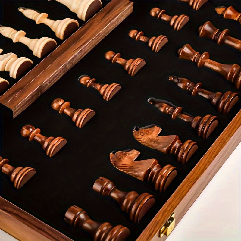 Norvo | Tre sjakksett – Turnering kvalitets brett med håndlagde brikker