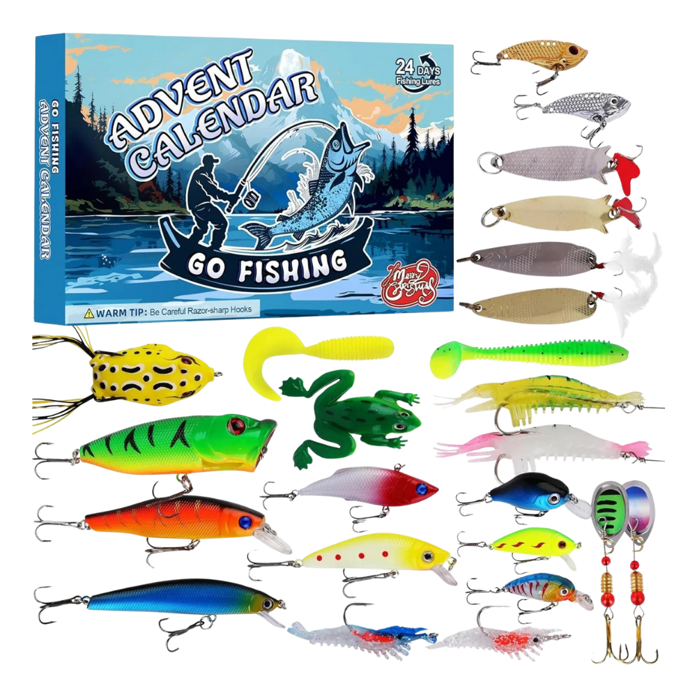 Fiske-Aadventskalender Med Daglige Overraskelser