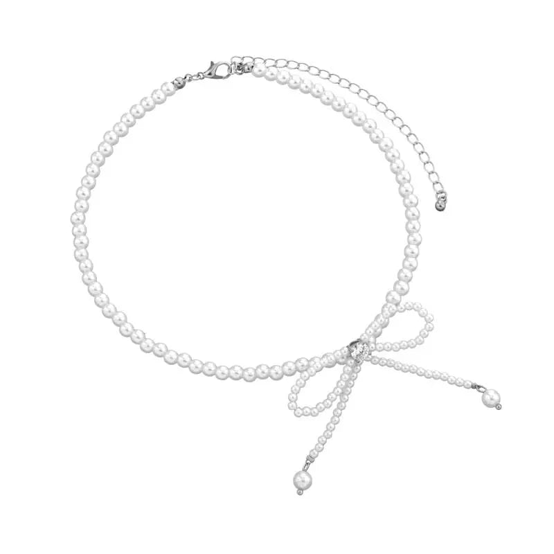 Norvo | Delikat Perle Bue Choker Halskjede