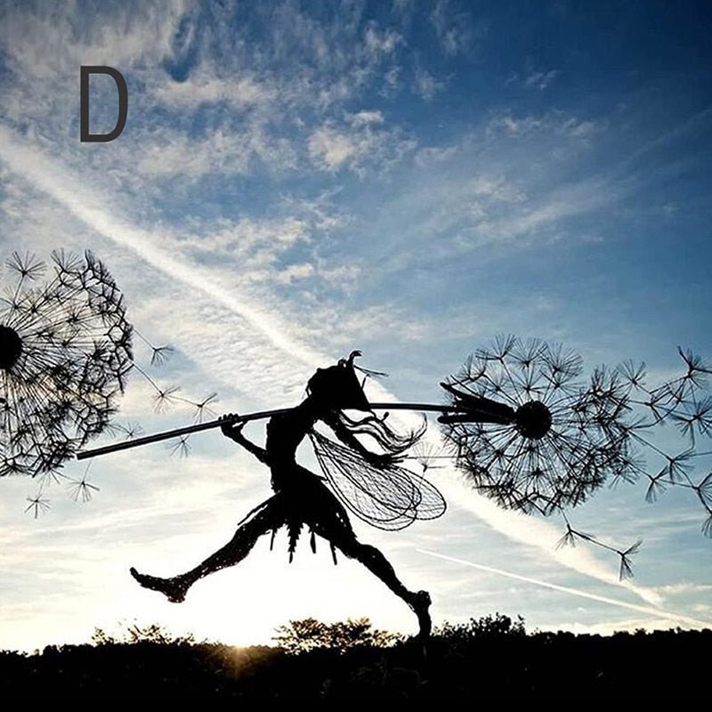 Norvo | Dansende Fe Statue Stål - FairyDancer™