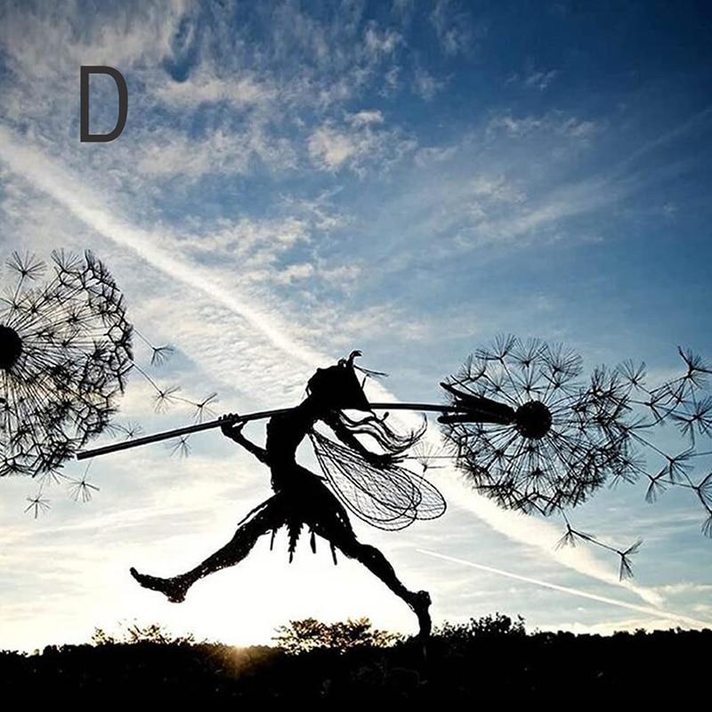 Norvo | Dansende Feen Statue Stål Hage