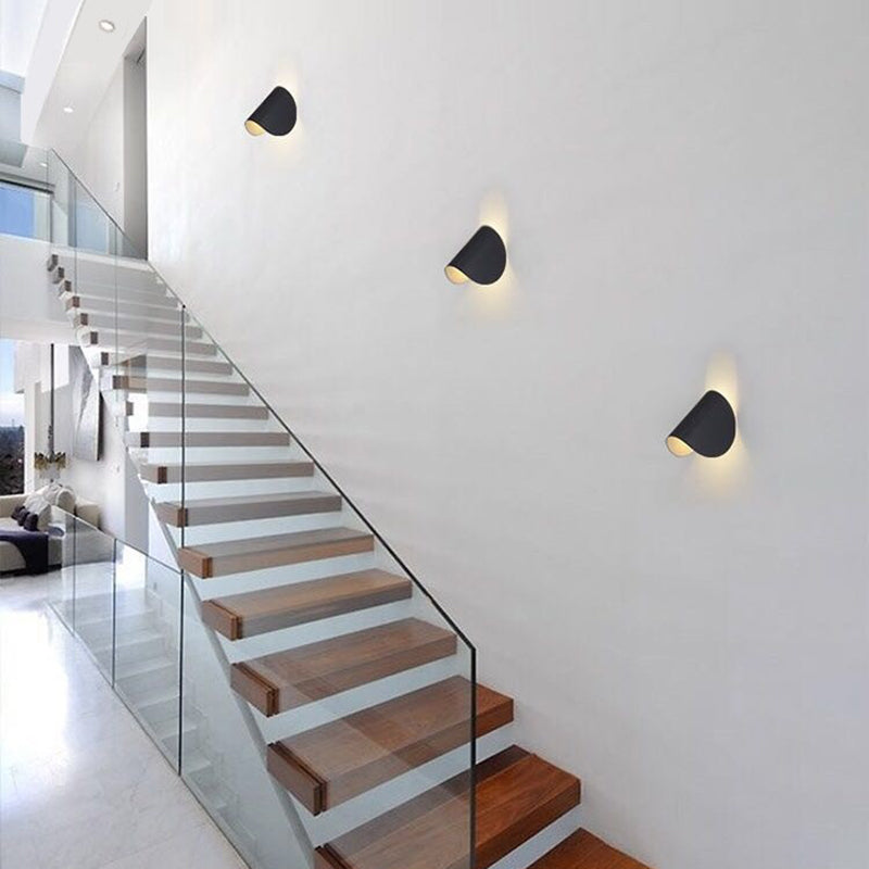 Norvo | Eveline Moderne Geometrisk LED 4 Farge Vegglys Innendørs/Utvendig Metall