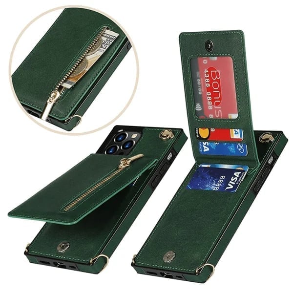Norvo Lommebok iPhone-deksel – Kredittkortholder for iPhone