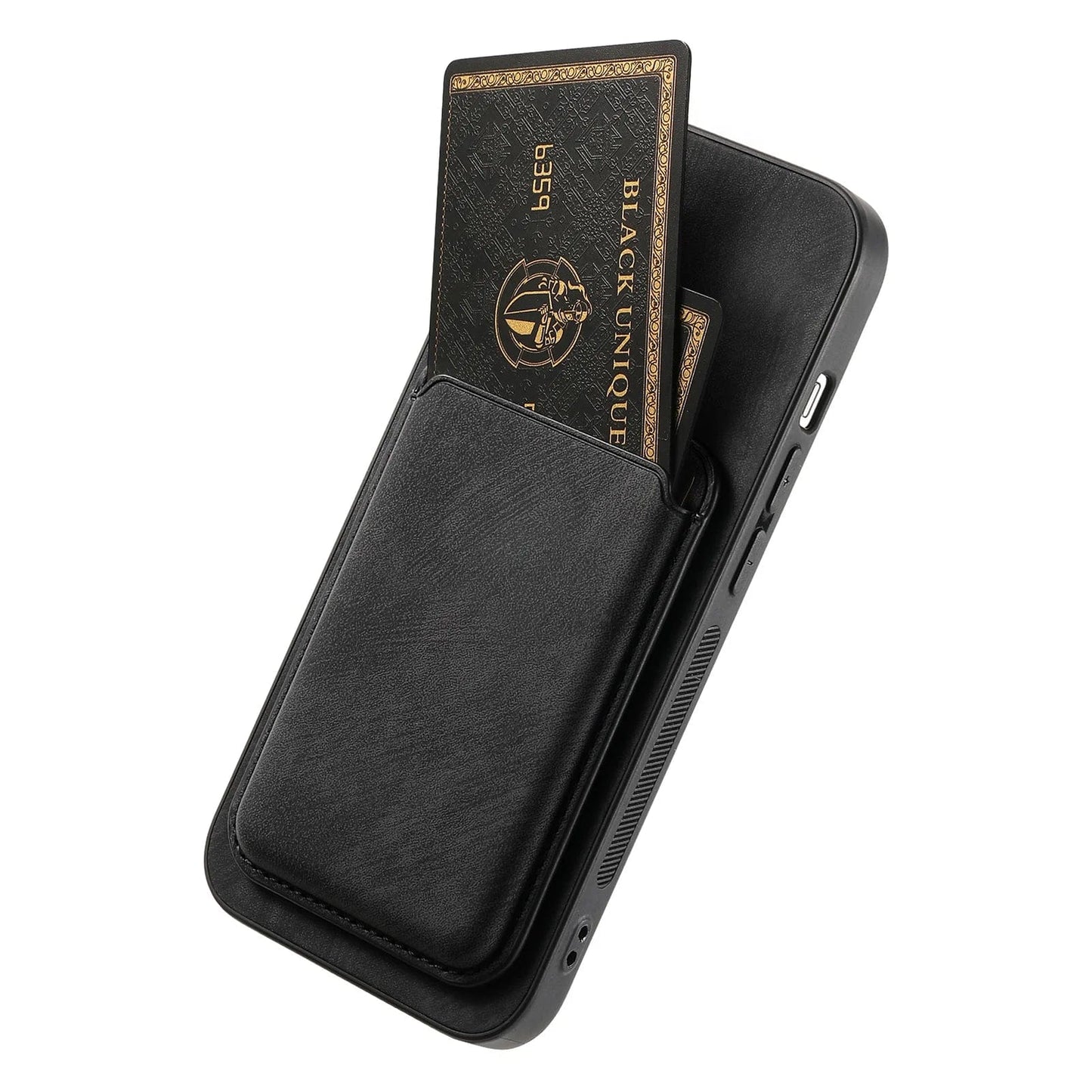Norvo | Magsafe iPhone-deksel Magnetisk lær kortholder