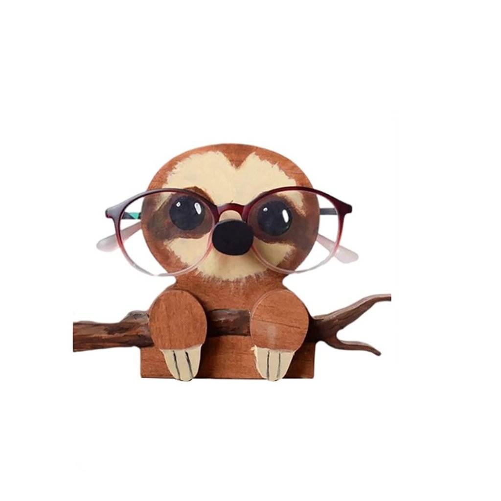 Norvo | 🦉Brillestativ i tre med dyr👓