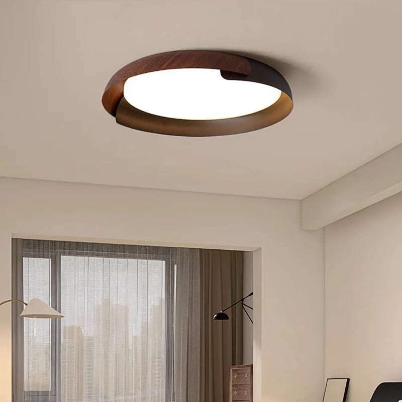 Norvo | Moderne taklamper med tremønster – Elegant LED-belysning for stuen