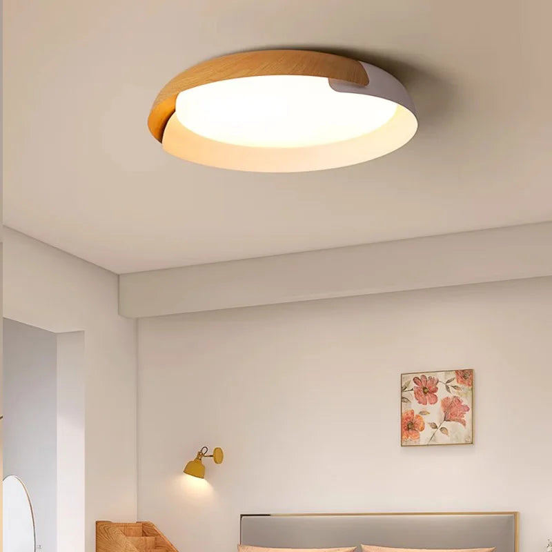 Norvo | Moderne taklamper med tremønster – Elegant LED-belysning for stuen