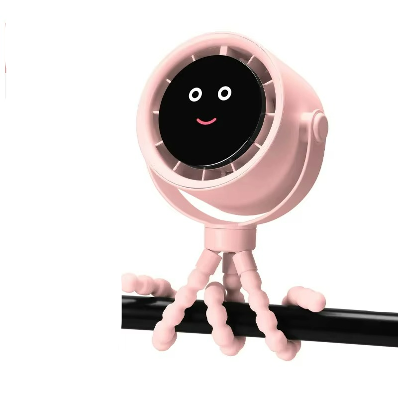 Norvo | Mini USB-vifte med batteri, fleksibel montering og mobilitet