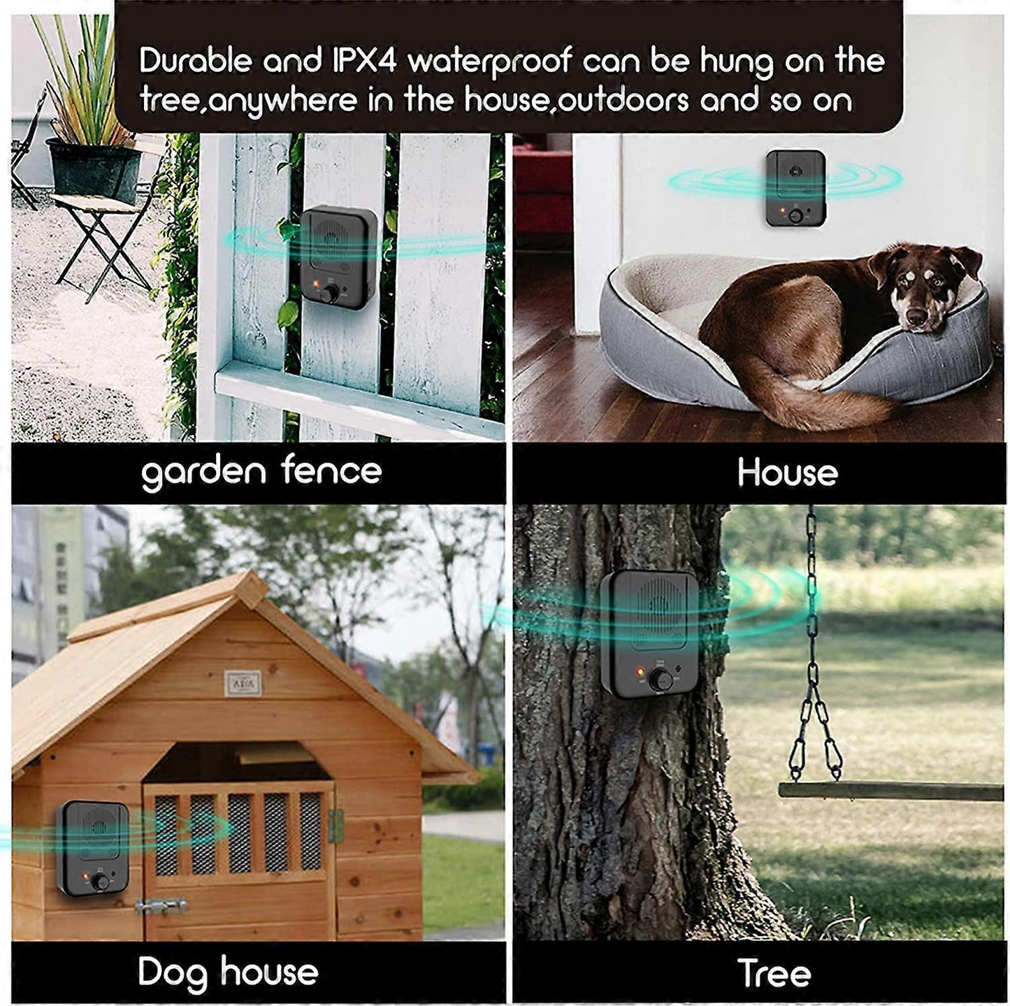 Norvo | Bærbar ultrasonisk bjeffeforhindrer for hunder