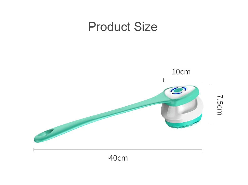 Norvo | 5-i-1 Elektrisk Kroppsskrubb med Langt Håndtak for Dusj