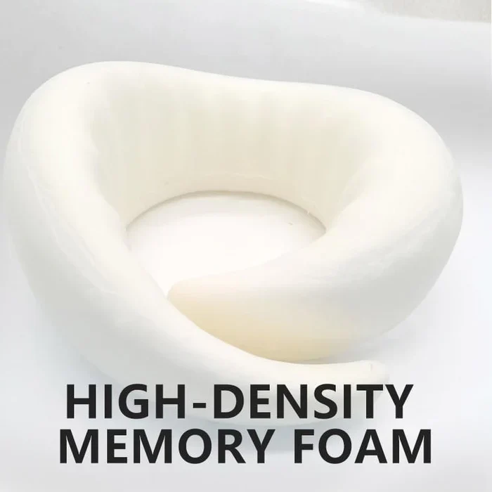 Norvo | Snail Style Memory Foam, Travel Curved Neck Pillow