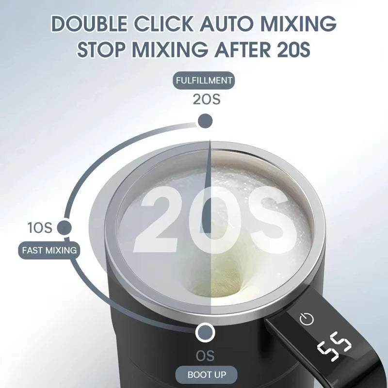 Norvo | 380ml Selv-rørende Kopp med Intelligent Temperaturvisning