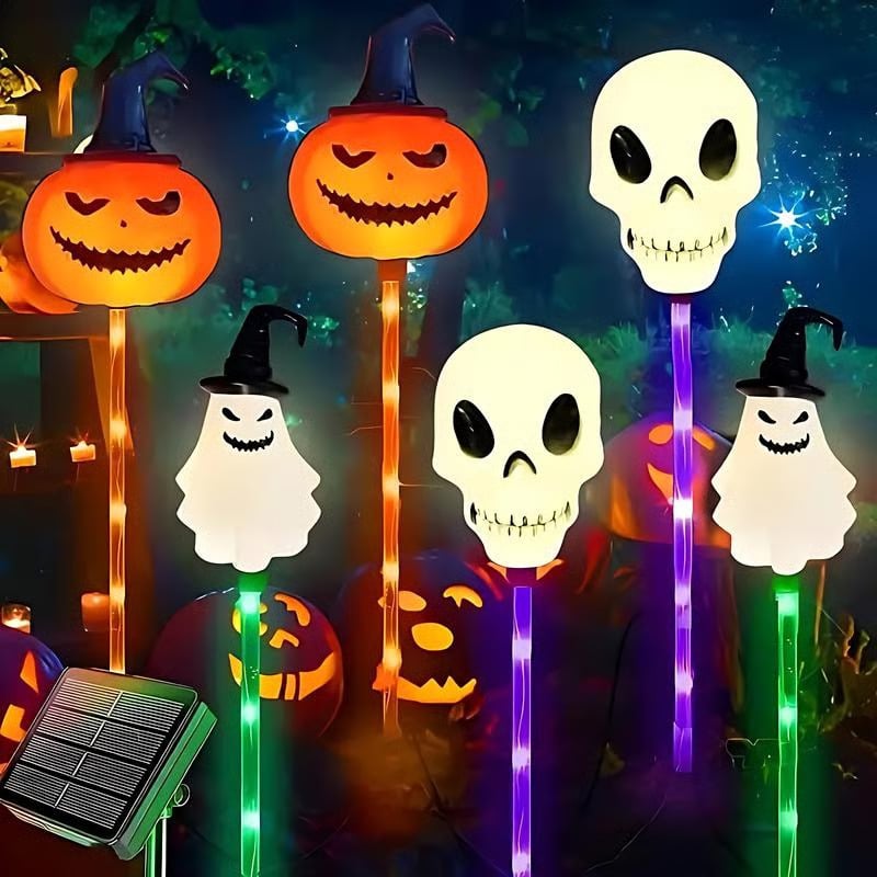 Norvo | 6 i 1 Halloween Solhage Lys