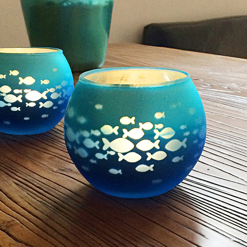 Norvo | Europeisk Retro Glass Mosaic Tealight Holder